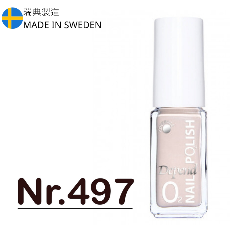 O2 甲油 497 奶油象牙白 (不透明) 