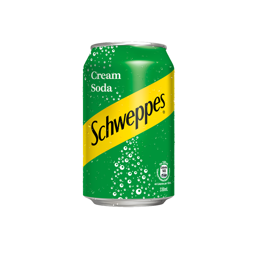 Schweppes 玉泉忌廉汽水【330ml x 24 罐】