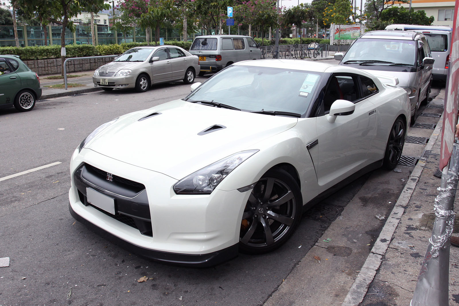 nissan gtr r35 white vr38dett hong kong 香港 元朗