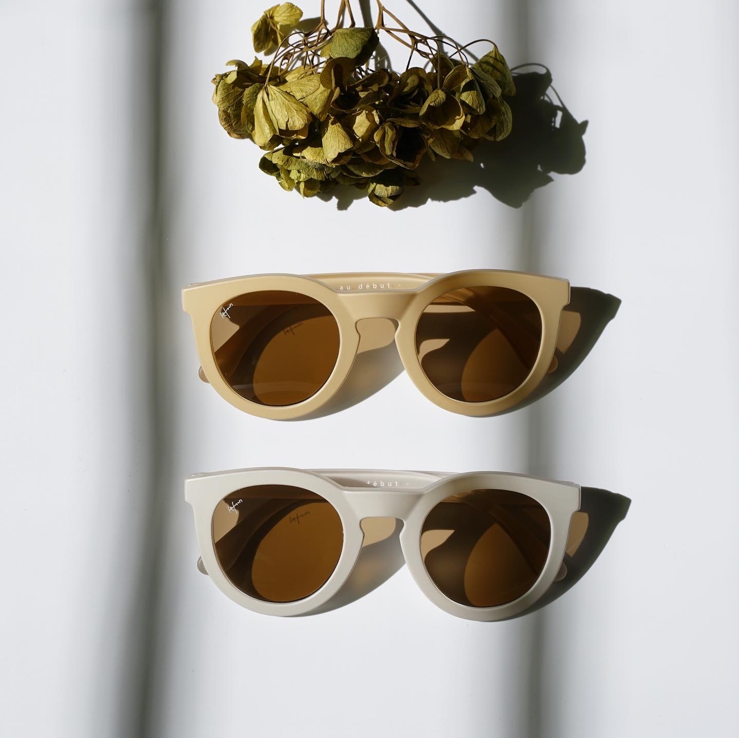 BABY 莫蘭迪色系太陽眼鏡 - gray 薄霧灰