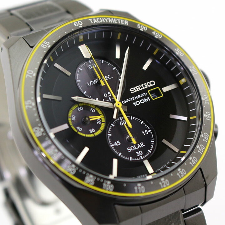 Seiko精工 太陽能計時石英 男士手錶 SSC723P1