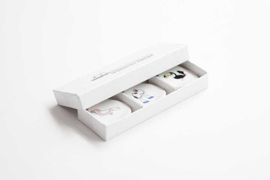 九谷燒 -小鳥筷架/D