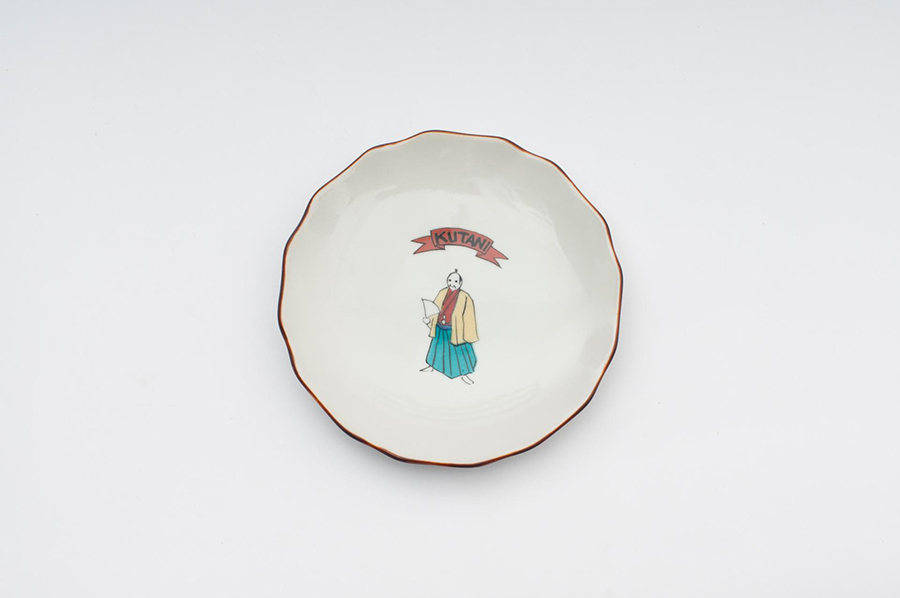 九谷燒 -花型皿/殿下