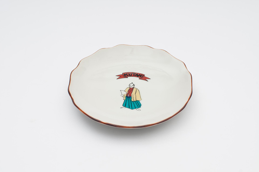 九谷燒 -花型皿/殿下