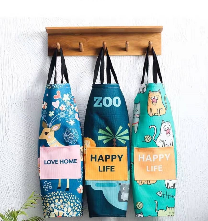 可愛動物親子圍裙