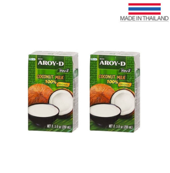 Aroy-D 100% 泰國椰奶  (250mL x 2包)