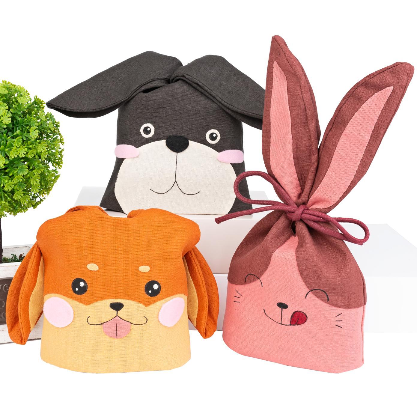 動物造型收納袋(材料包)/個