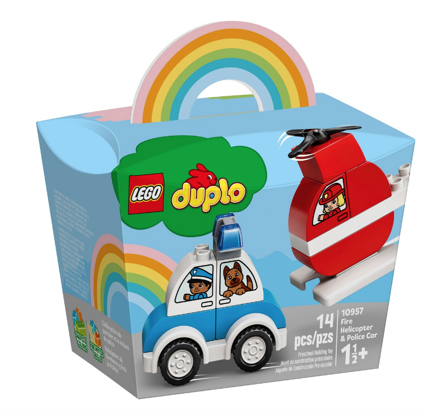 LEGO 10957 Fire Helicopter & Police Car 消防直升機和警車 (DUPLO)