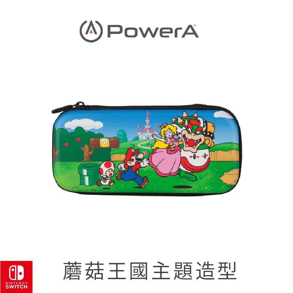 PowerA 【Switch Lite】 Stealth保護殼《蘑菇王國》1514877-01