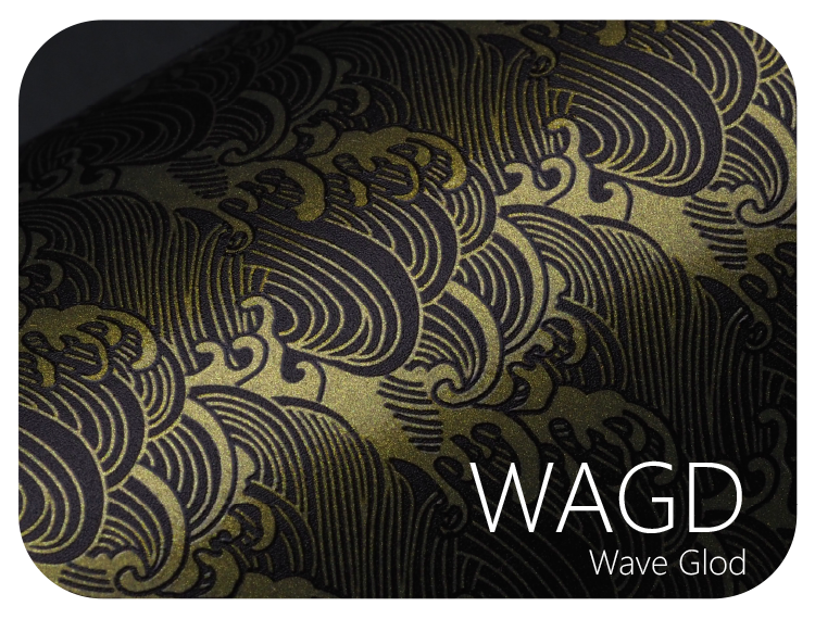 LIFE+GUARD WAGD Wave Gold pattern texture for camera skin