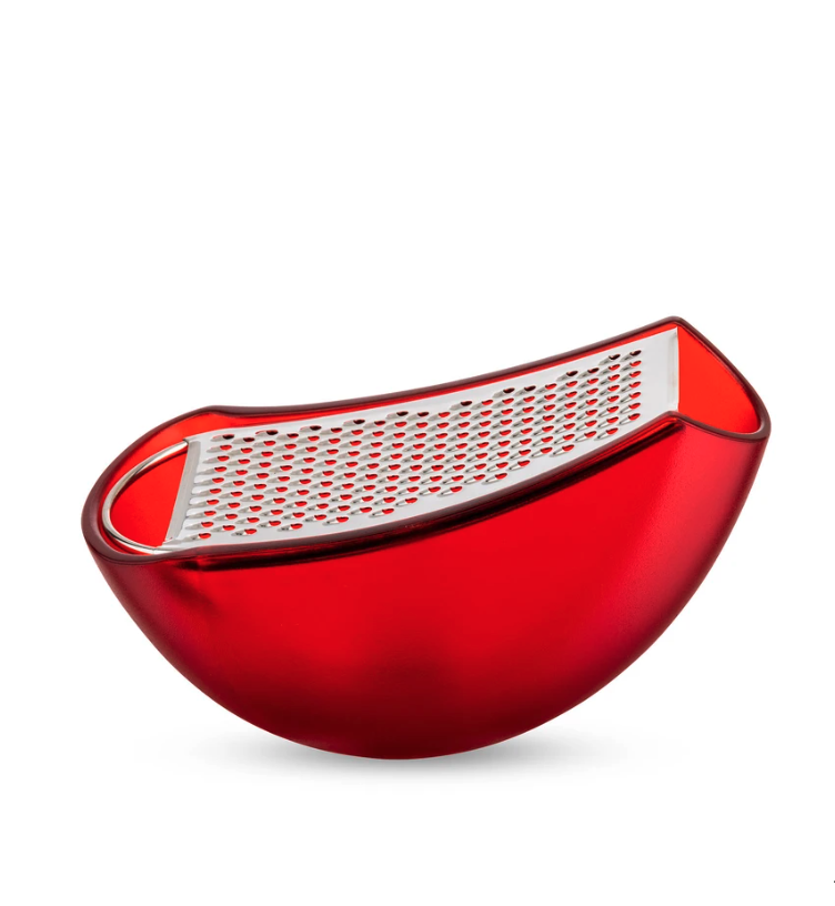 ALESSI PARMENIDE GRATER RED