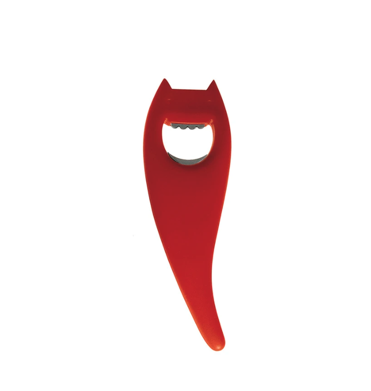 ALESSI DIABOLIX BOTTLE-OPENER RED