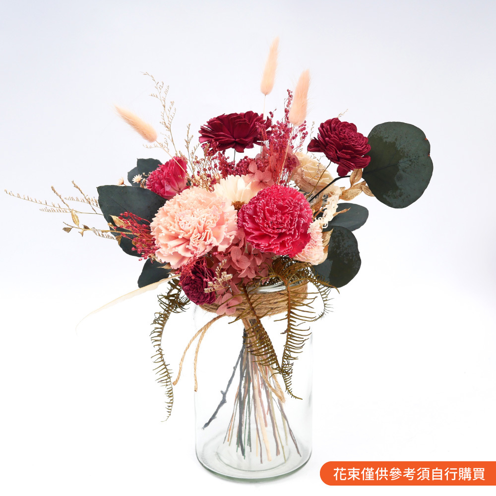 好時光插花花瓶花器 - 透明