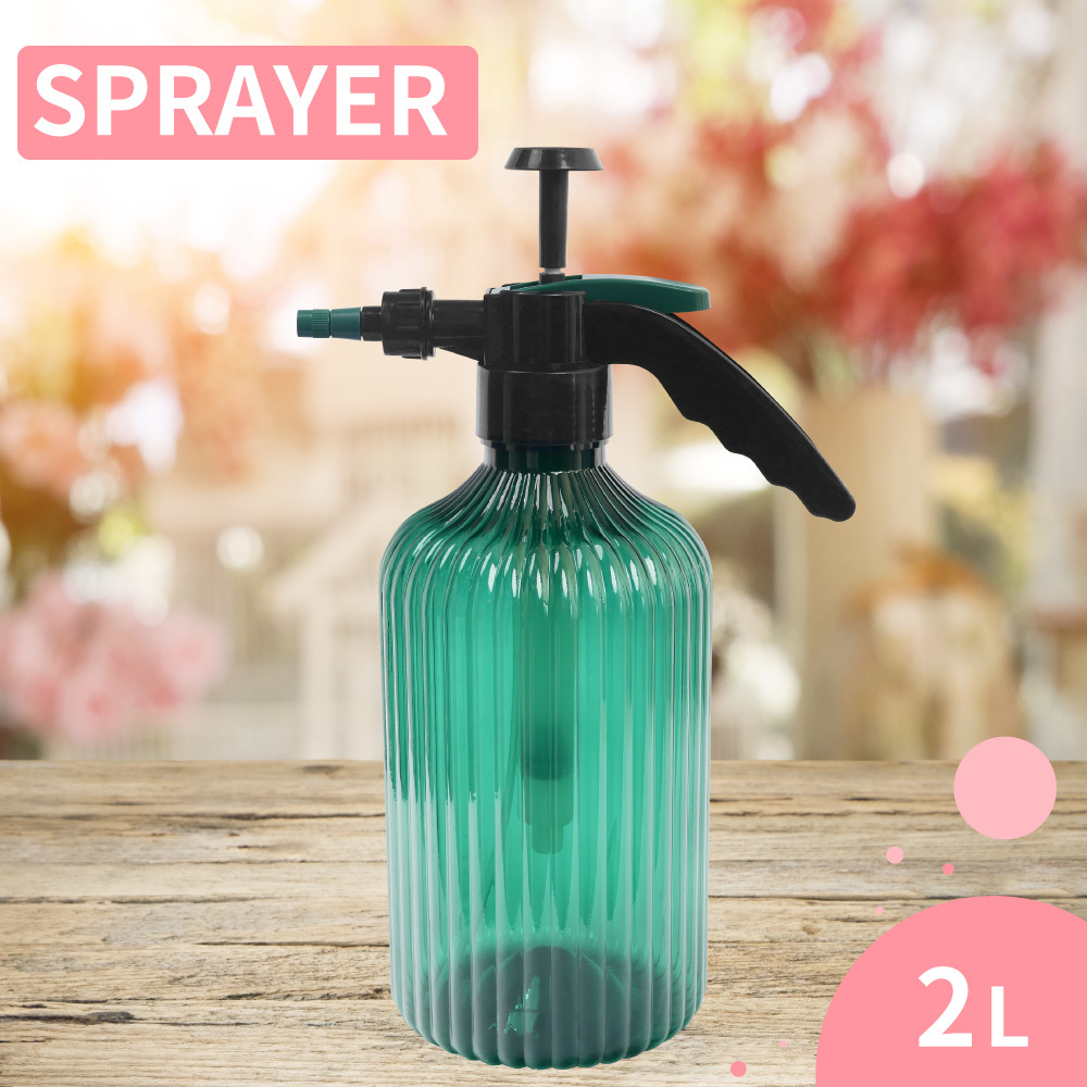 羅馬氣壓噴壺噴水壺2L - 綠