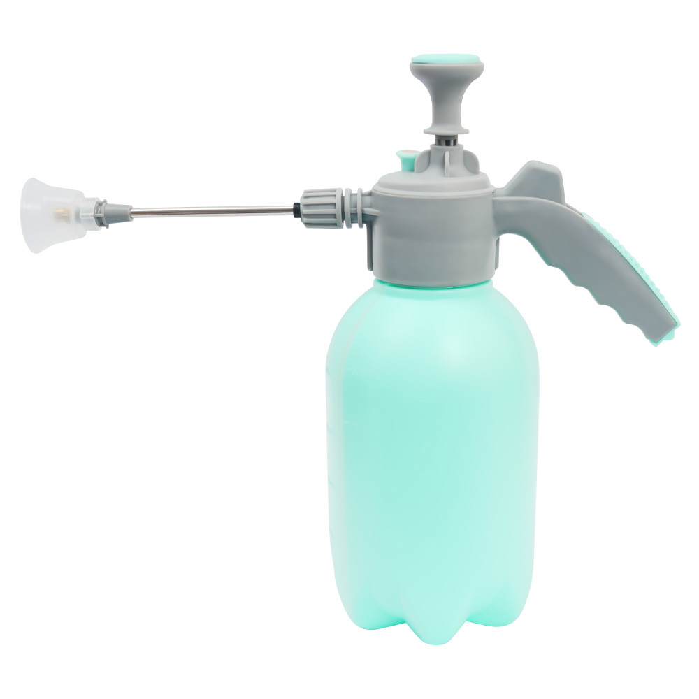 氣壓噴壺噴水壺+鐵桿 2L - 灰藍