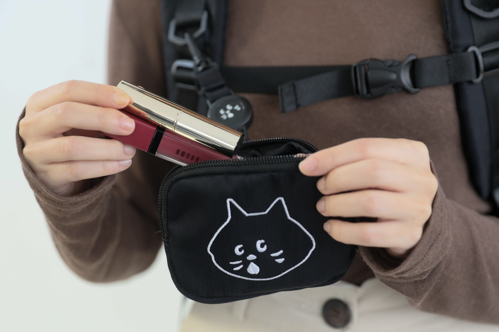 台湾 Cat Day murmur多機能バックパック（大）-にゃーNYA（ジッパー