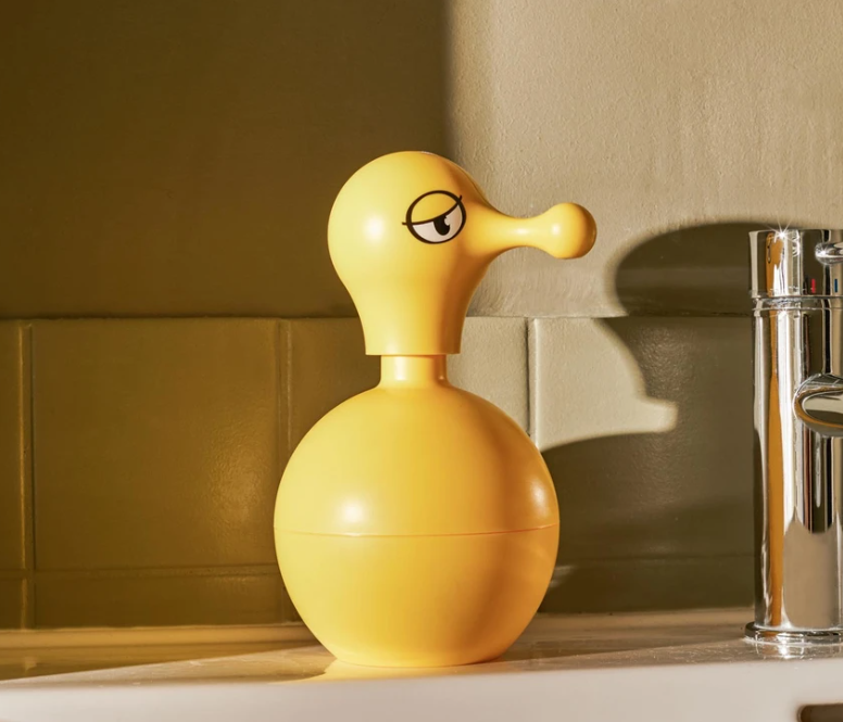 ALESSI MR.COLD LIQUID SOAP DISPENSER - YELLOW
