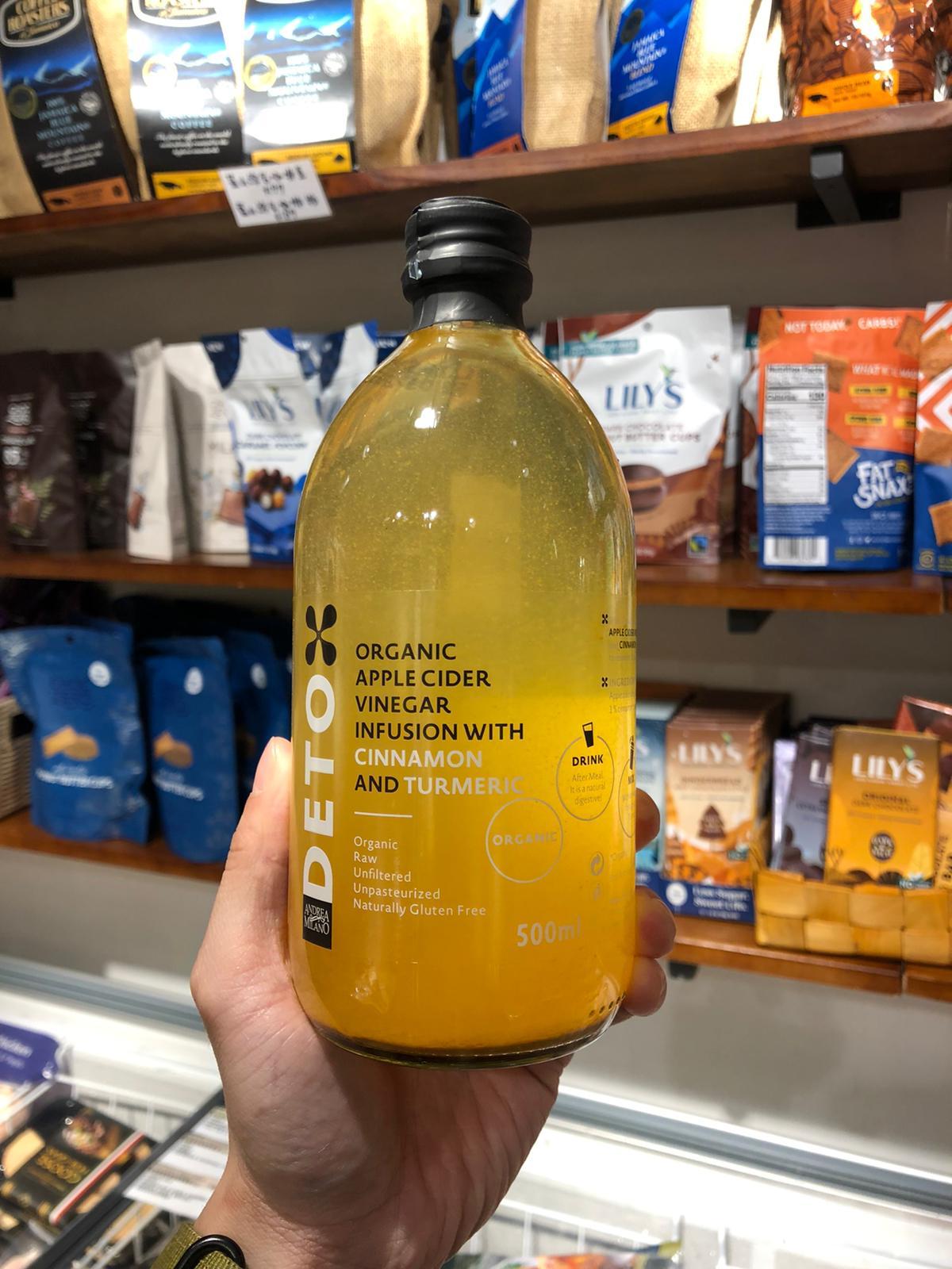 Andrea Milano 百年老店有機無過濾薑黃肉桂蘋果醋帶「Mother」 500ml