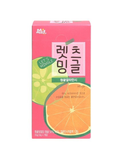 【DAMIZLE】韓國Damizle卡拉曼西金桔味 (50g) 7條入