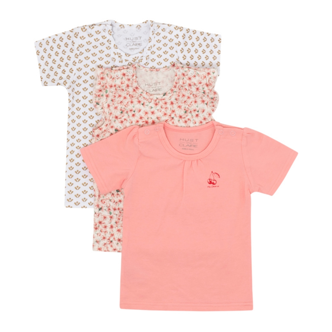 〖 Hust & Claire 〗粉色糖霜上衣三件組