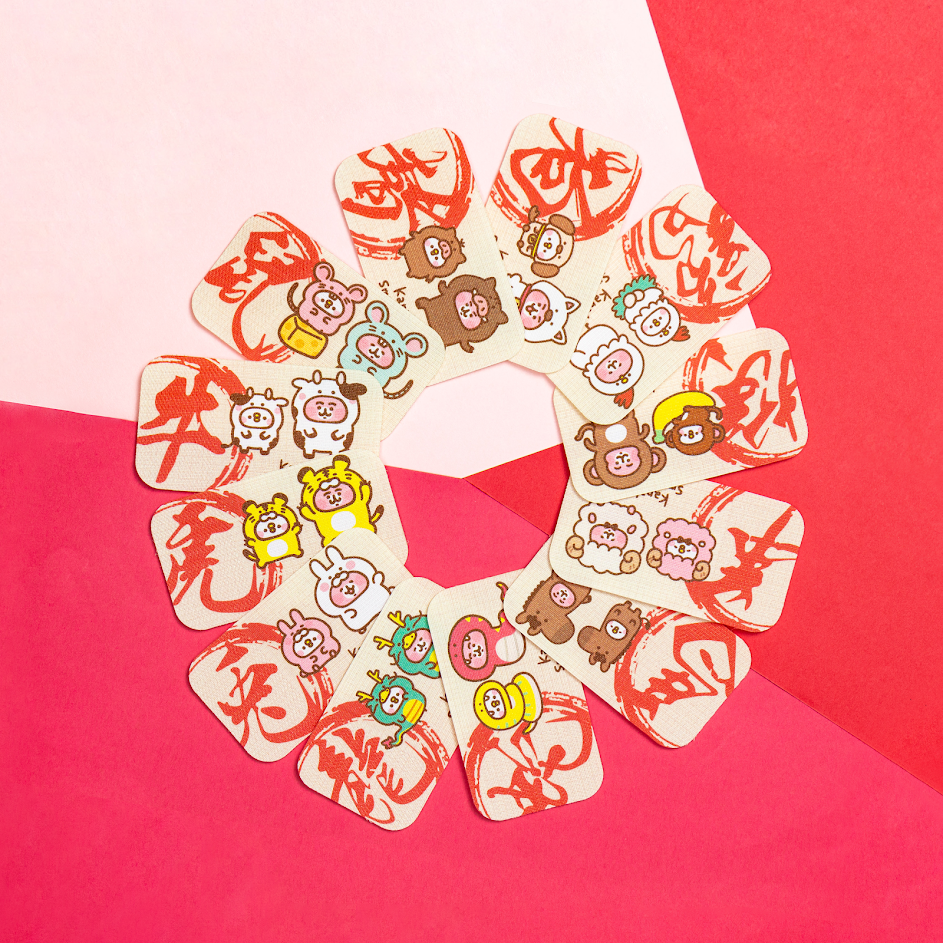 【馬年春節限定】卡娜赫拉整線夾-十二生肖(整套12入)-只要199元