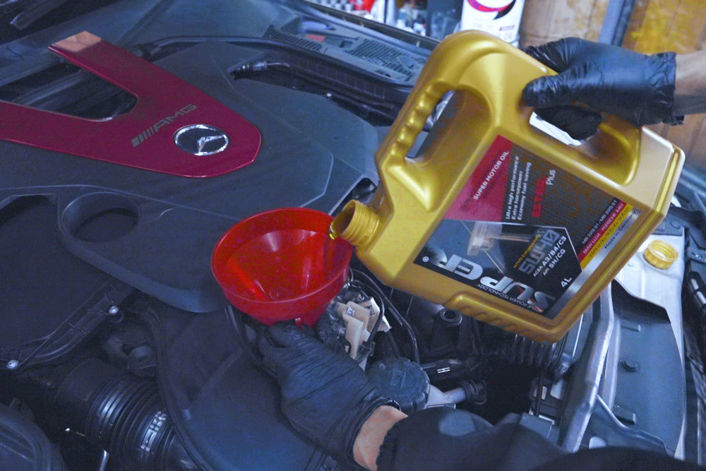 super ester plus 5w40 偈油 motor oil c43 amg