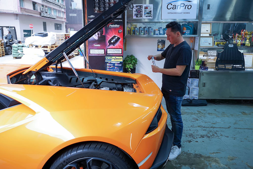charlie so lamborghini huracan engine restorer super nano brand director
