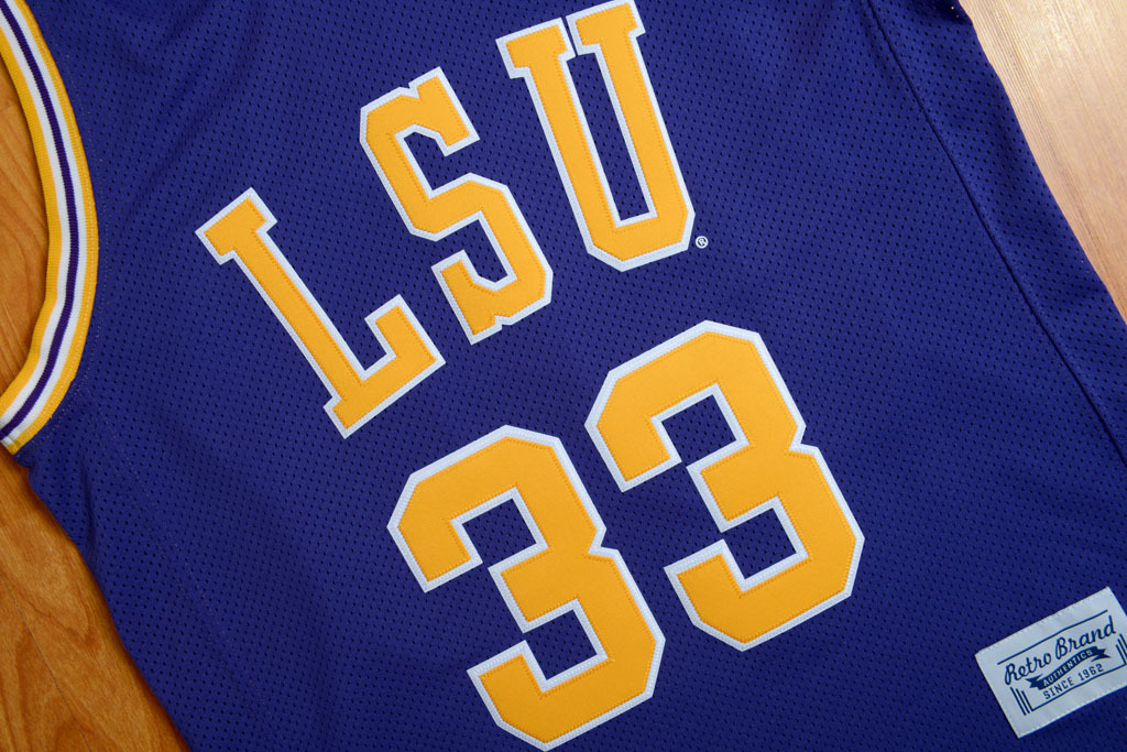 Original Retro Brand 路易斯安那州立大學猛虎隊 Shaquille O'neal 球員版球衣