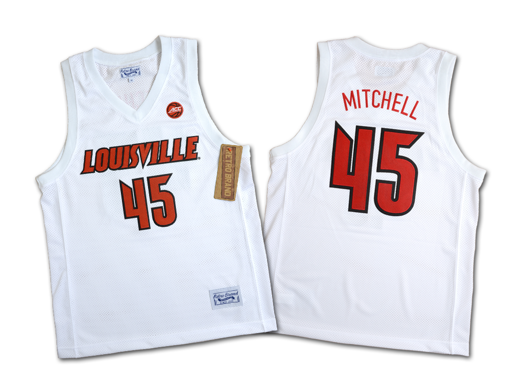 Original Retro Brand 路易斯維爾大學紅雀隊 Donovan Mitchell 球員版球衣