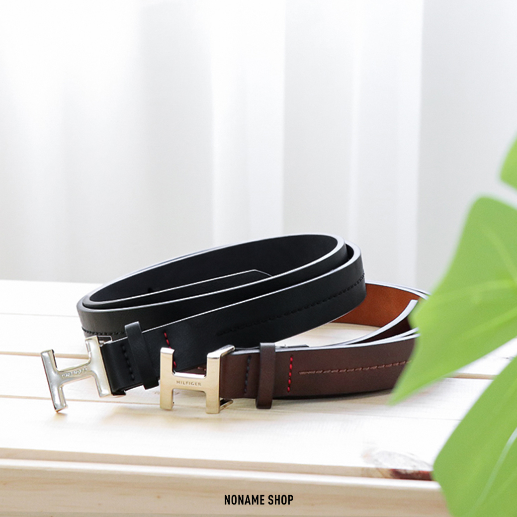 TOMMY HILFIGER 女生 經典 Logo 皮帶 22mm 兩色