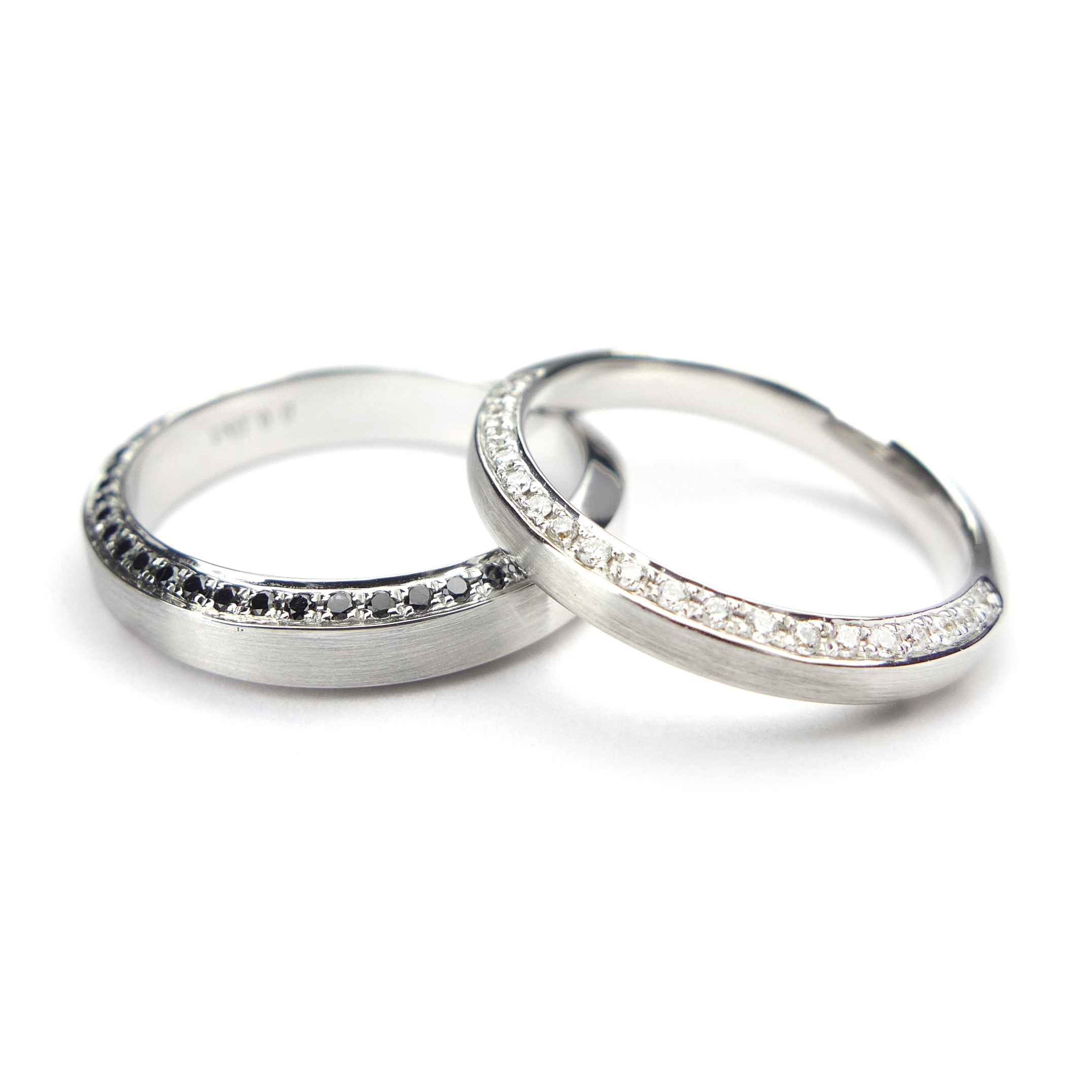 Parallel Galaxy - Magical 18K白金 結婚戒指