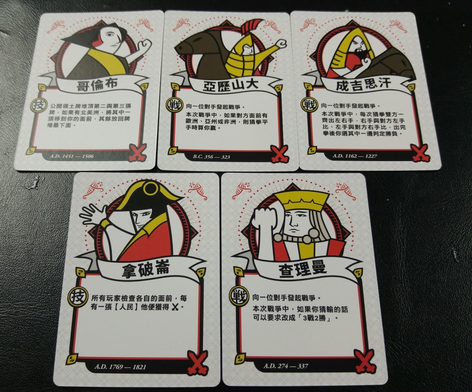 Conflicting Legends 偉人的猜拳戰略