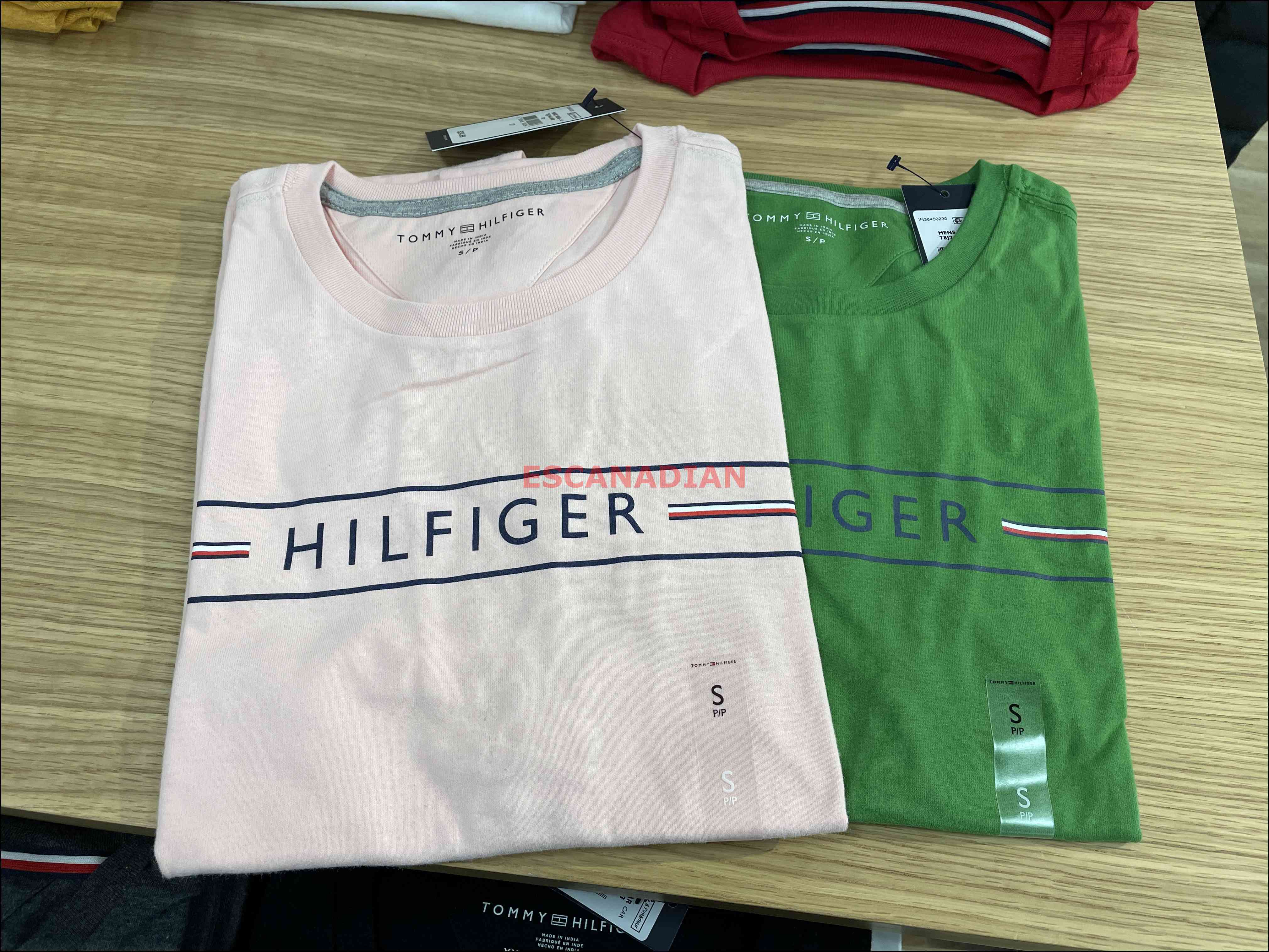 TOMMY 男大人 Hilfiger字樣 短TEE (5色)