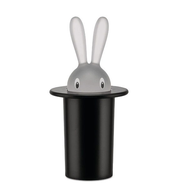 ALESSI MAGIC BUNNY TOOTHPICK HOLDER - BLACK