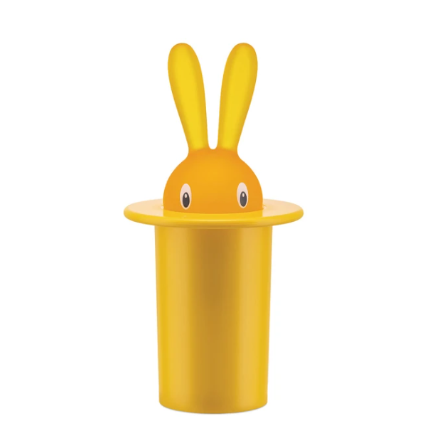 ALESSI MAGIC BUNNY TOOTHPICK HOLDER - YELLOW
