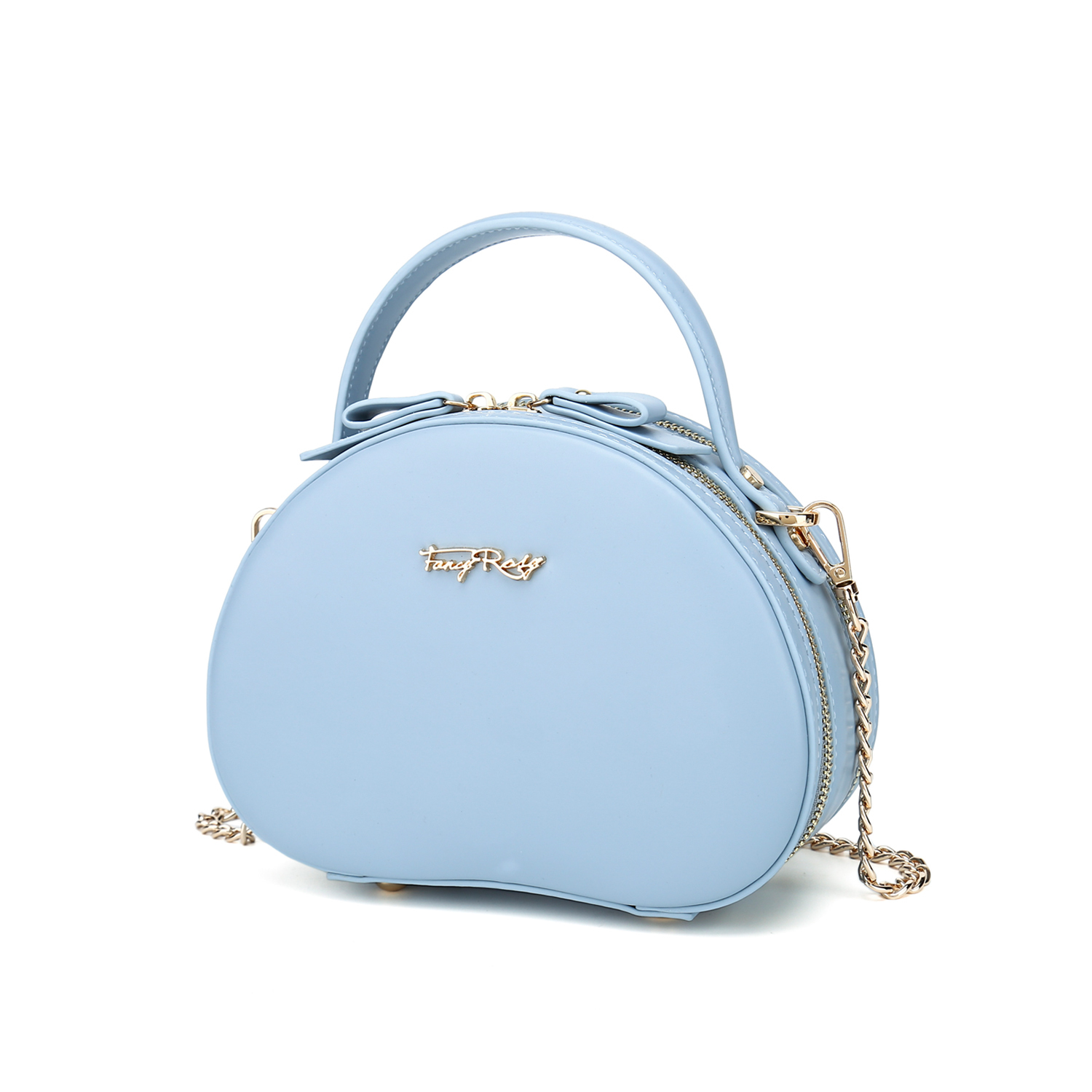 Fancy Bow Bow Half Moon Cross Body Bag