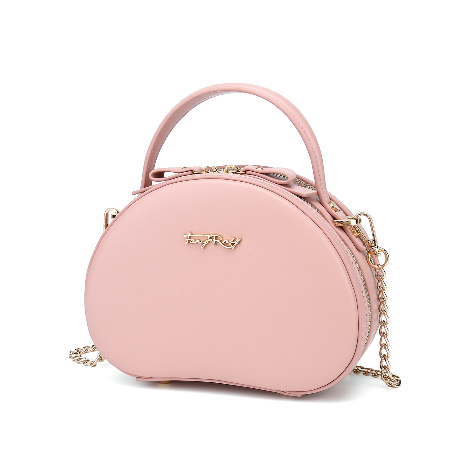 Fancy Bow Bow Half Moon Cross Body Bag