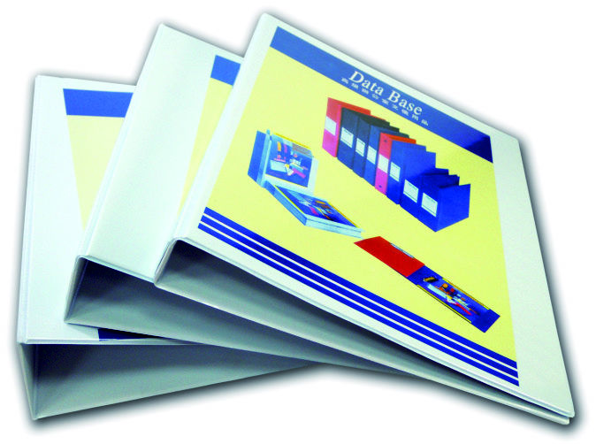 三面包膠文件夾