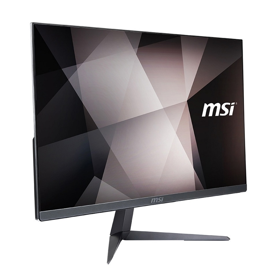 米特3C數位–微星 PRO 24X 10M-206TW/銀/24型AIO液晶電腦/i3-10110U/1TB+256G