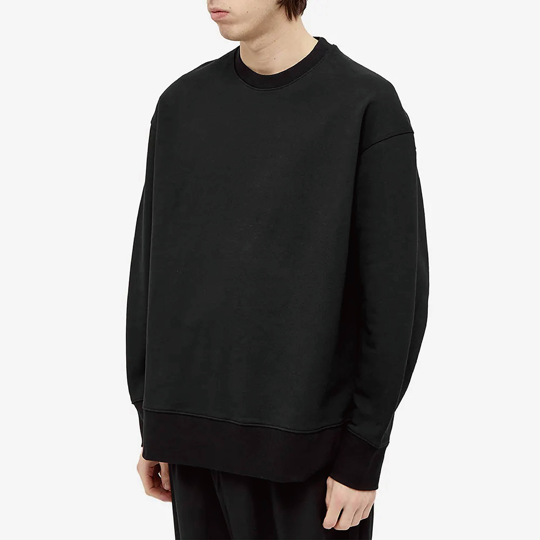 【 Y-3 M 3STP CRW SWT 衛衣 - 黑 】