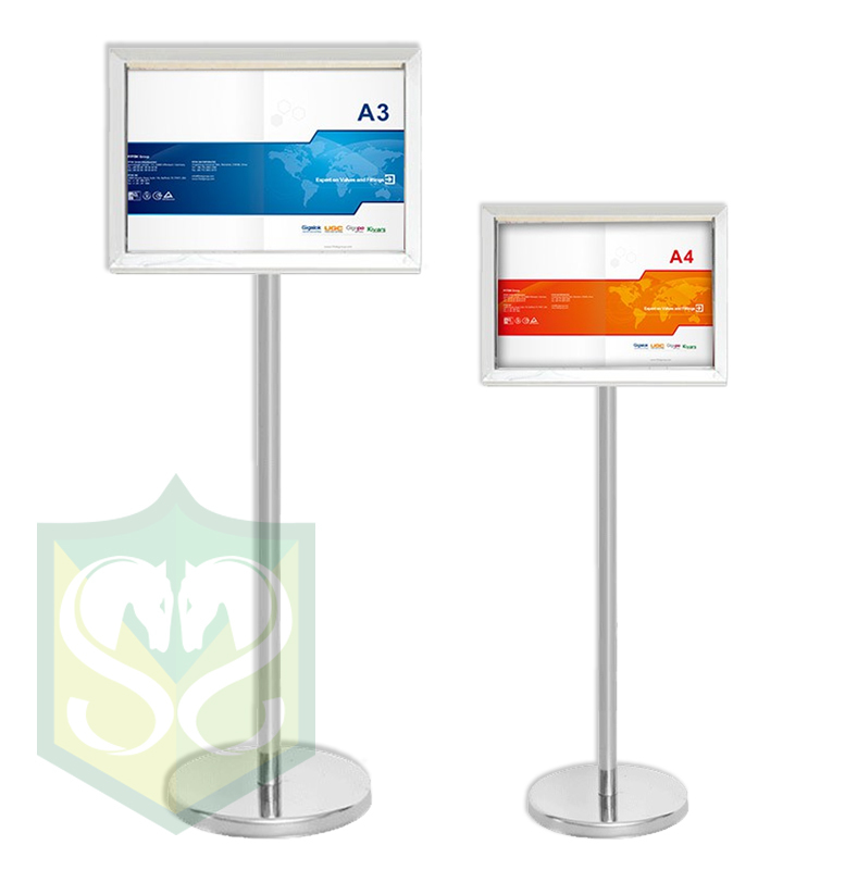 Stainless steel sign and signboard (A4 / A3 size)