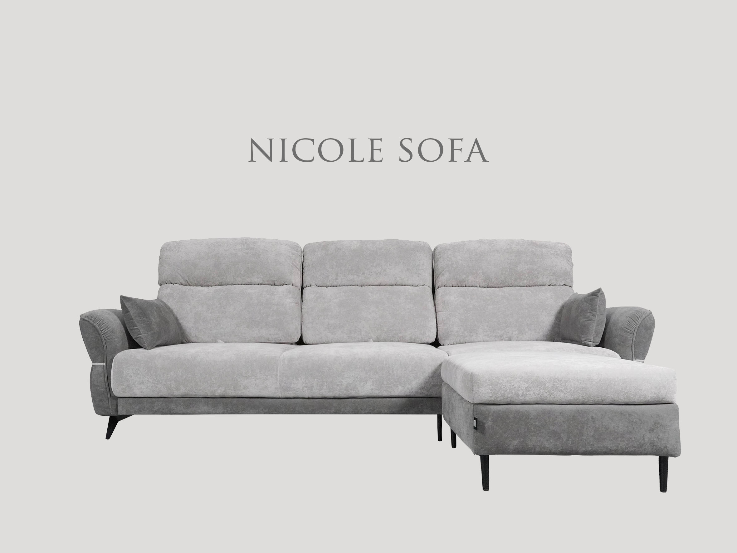 使用比利時貓抓布製成的尼可沙發