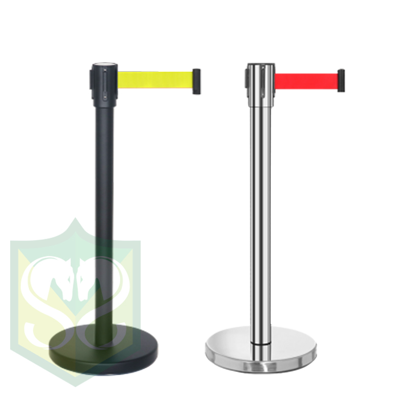 Stainless steel railing (black / silver)