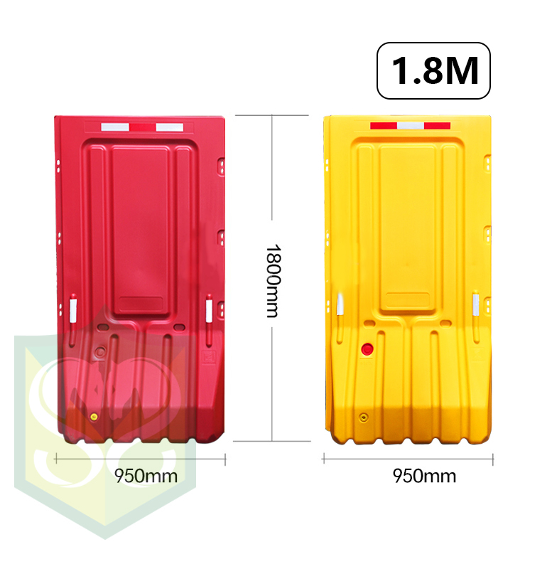 1.8M / 2M Plastic Traffic Water-filled Barrier