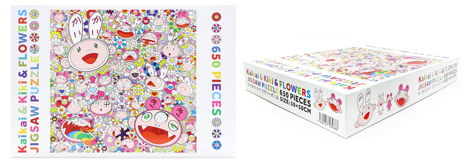 Kaikai & Kiki & FLOWERS 650ピースジグソーパズル村上隆 11月3日(水)よりWEBショップにて、新作パズルを販売いたします