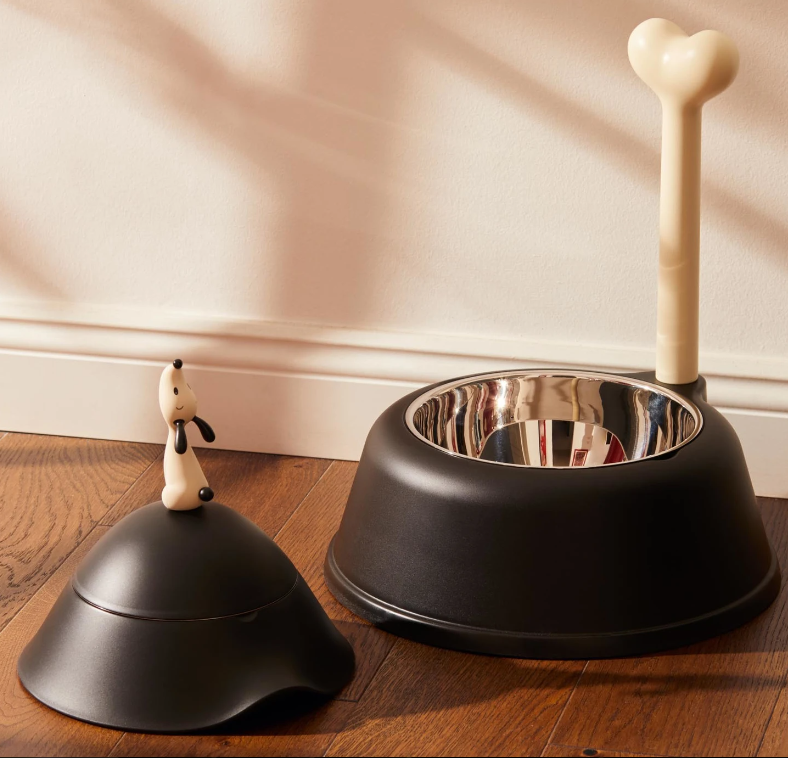 ALESSI LUPITA DOG BOWL - RED ORANGE