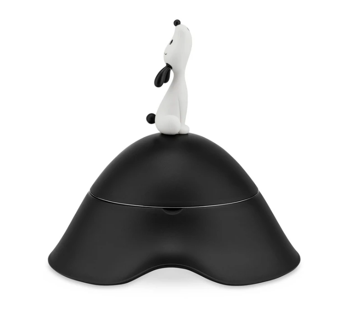 ALESSI LULA DOG BOWL - BLACK