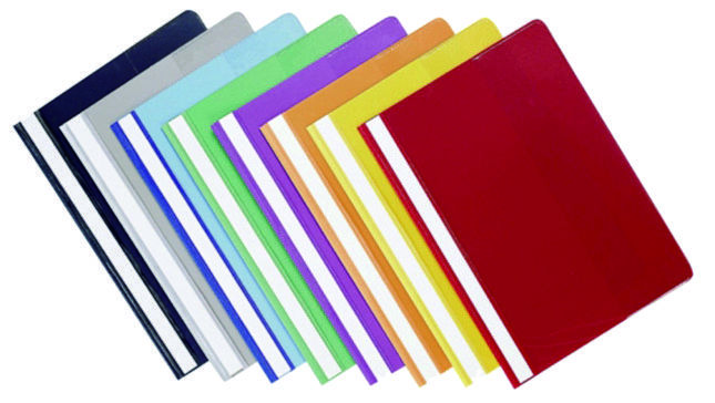 A4 透明面顏色底蛇夾