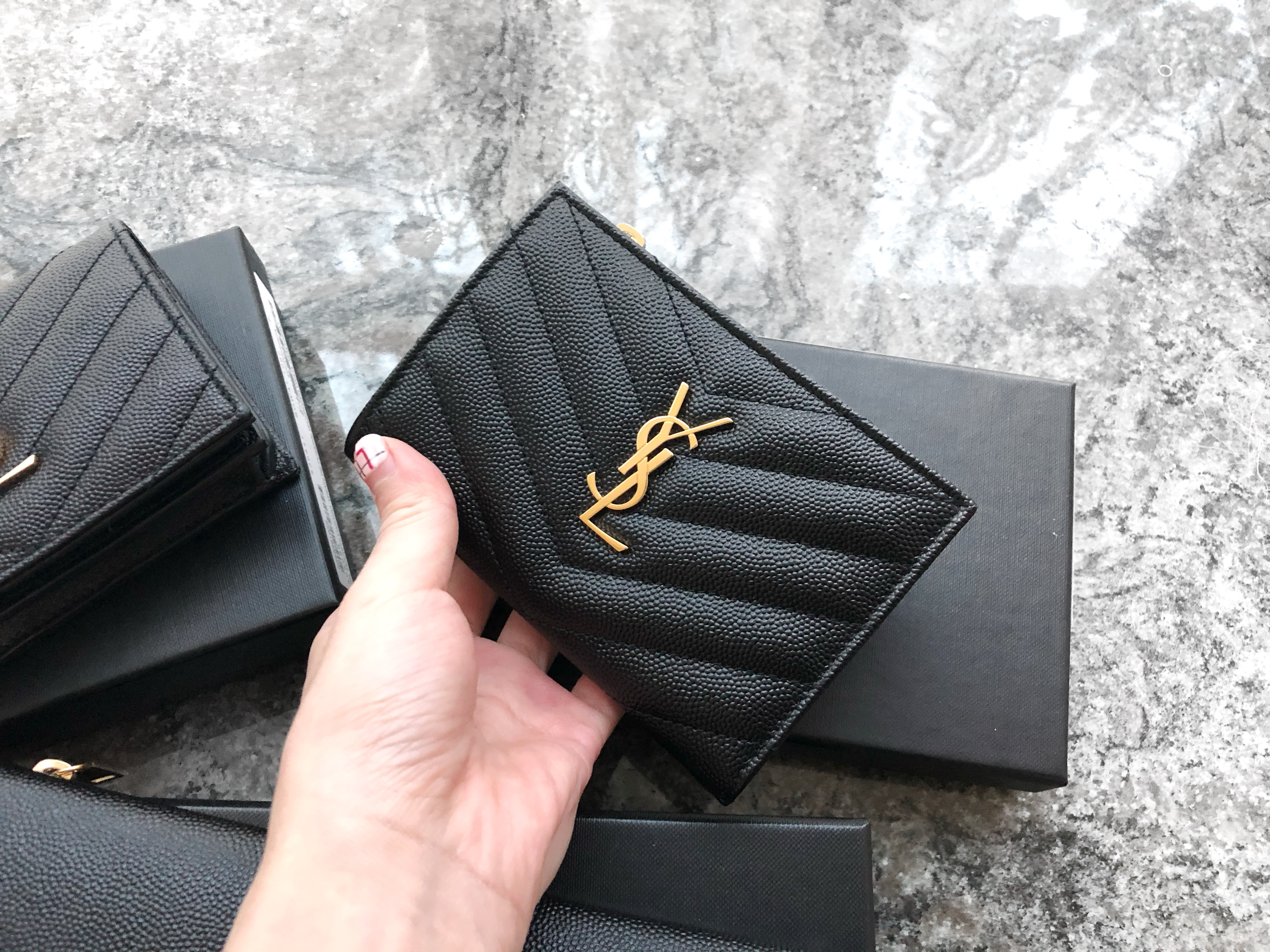 YSL Cassandre Two Part Wallet