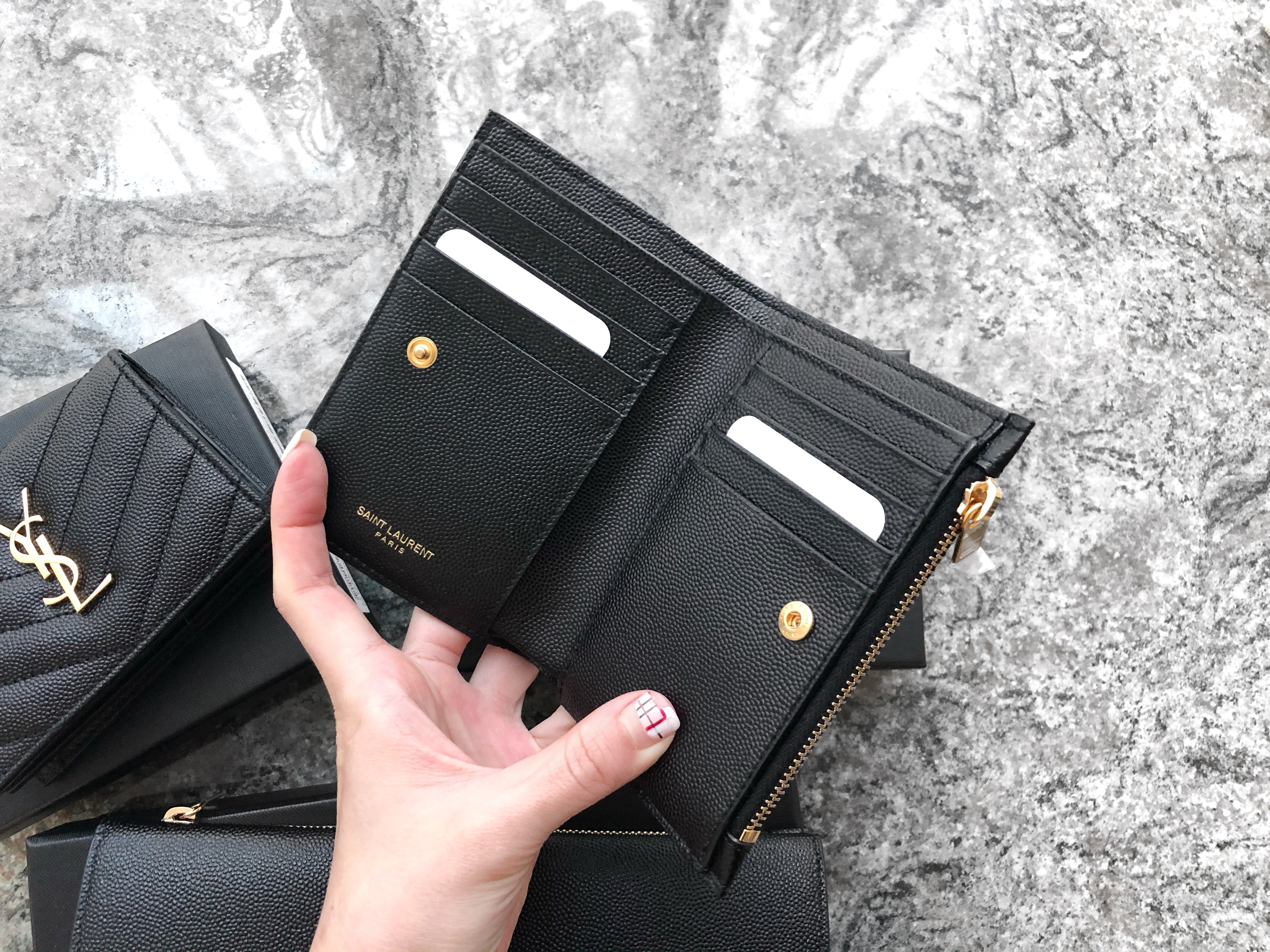 YSL Cassandre Two Part Wallet